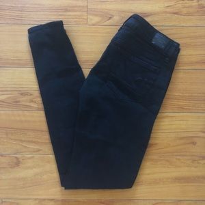 American Eagle black denim skinny jeans